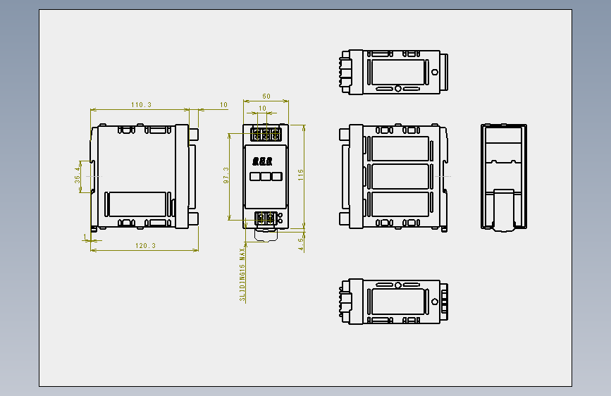 S8VS_09024BE_F.SLDDRW 正面视图