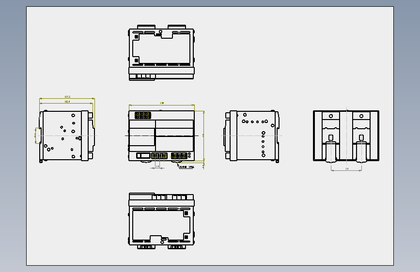 S8VS_48024_F.SLDDRW 正面视图