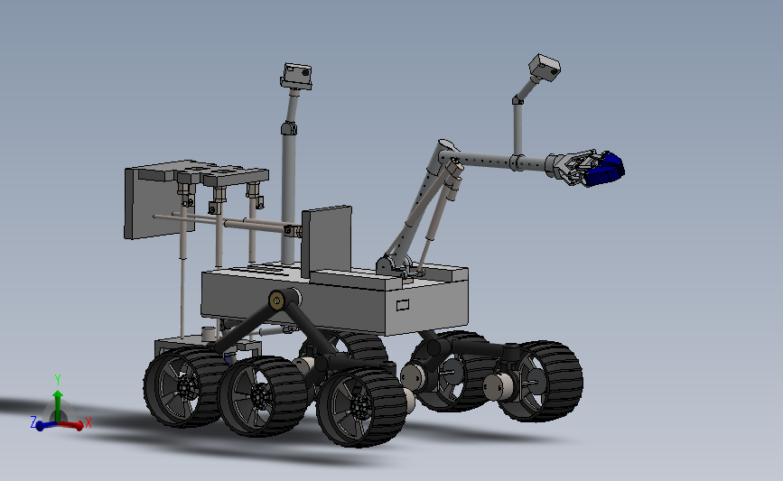 Rover XLR8火星探测器登陆车概念模型