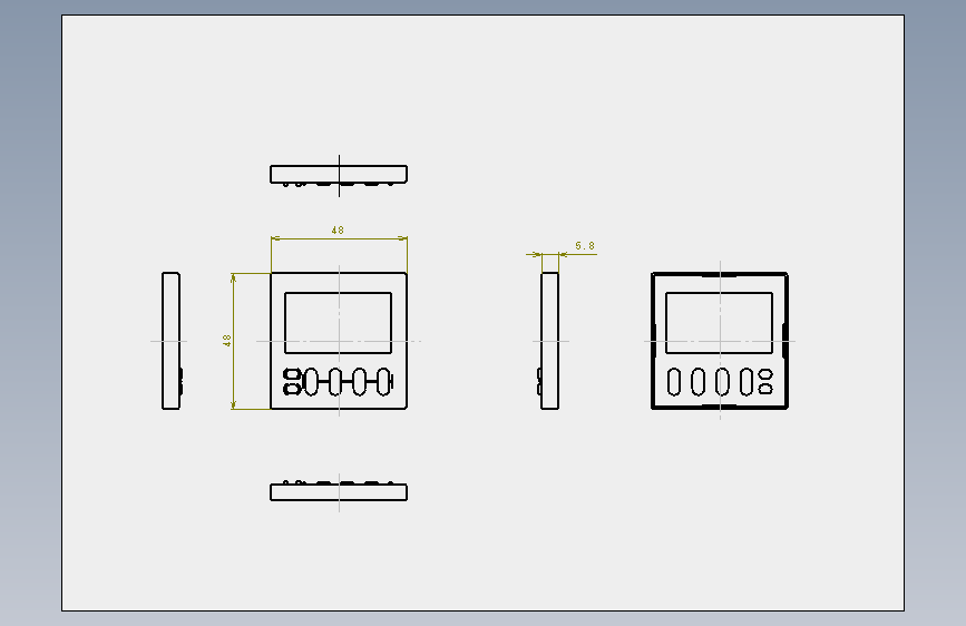 Y92P_CXC4B.SLDDRW 正面视图