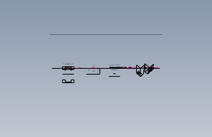 MDHJ-5-14A(夹指).SLDDRW 俯视图
