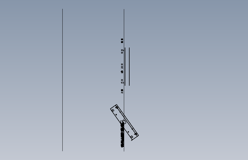 LX-2-4(吸盘转轴固定板).SLDDRW 左侧视图