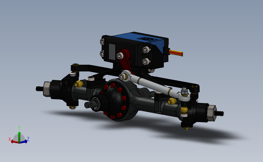 RC Scaler 的前轴总成