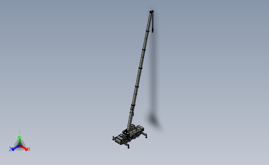 大长度移动式起重机Libherr1090 3D