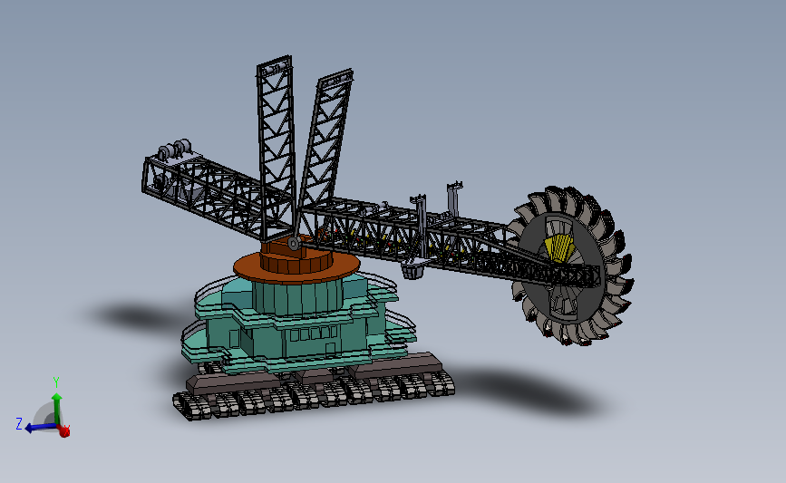 德国超大型露天采矿车bagger288 sw