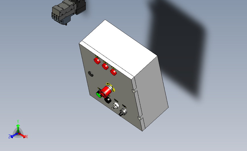 电器控制柜模型