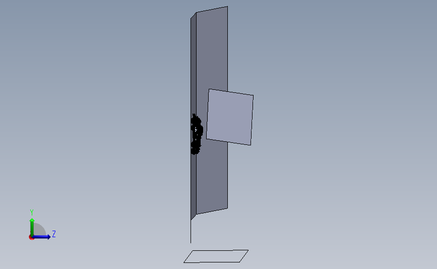 复古梅赛德斯奔驰经典汽车SolidWorks 左侧视图