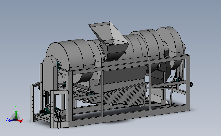 花生脱粒机新SolidWorks2018