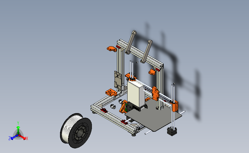 开放式框架3d打印机