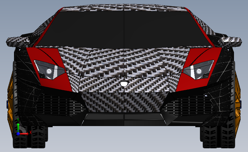 兰博基尼 Aventador LP 700超级跑车_SOLIDWORKS 2017_模型图纸下载 – 懒石网