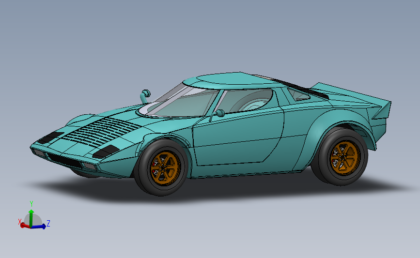 蓝旗亚莲花Stratos HF 运动型跑车