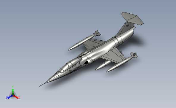 美国F104战斗机