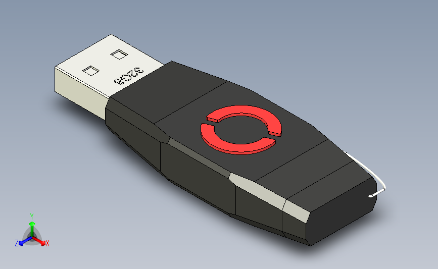 USB 驱动器 主视图