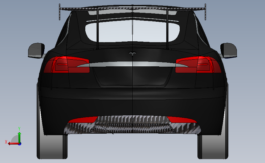 特斯拉电动汽车tesla model S_SOLIDWORKS 2018_模型图纸下载 – 懒石网