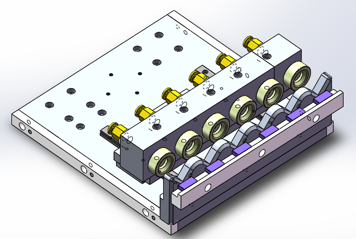 汽车刹车油管流量检测工装