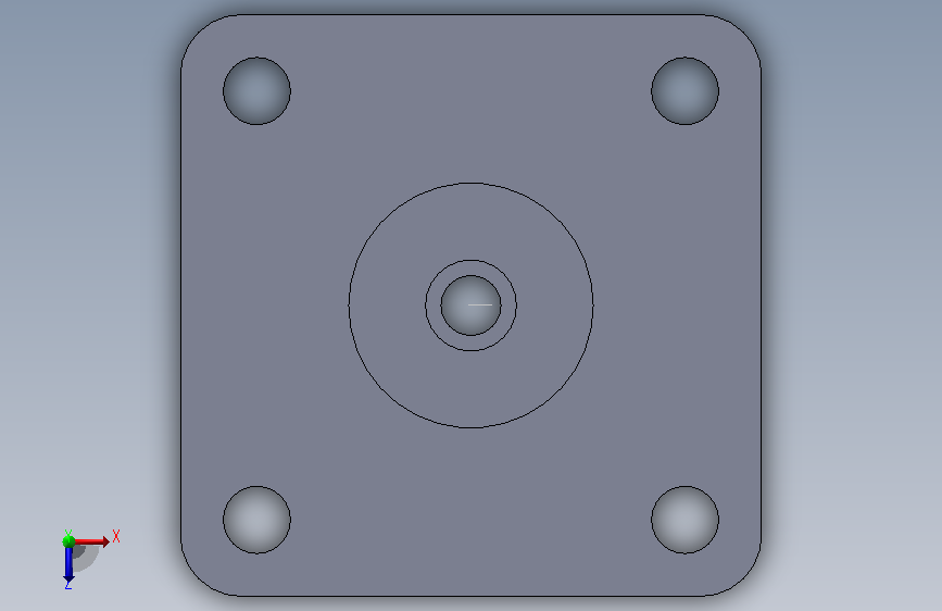 8020-2716_1000lb Plate.sldprt_1 俯视图