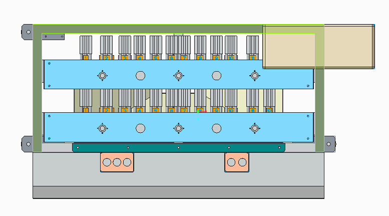 汽车密封条内水切多缺口冲切机