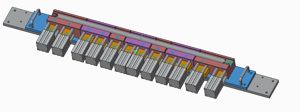 汽车密封条内水切多缺口冲切机