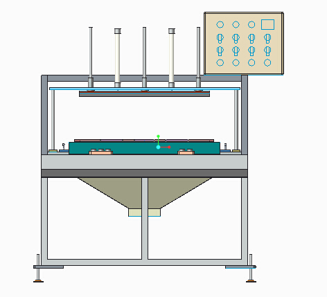 汽车密封条内水切多缺口冲切机