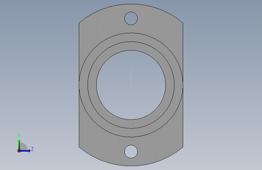 Bearing Housing 0.SLDPRT 左侧视图