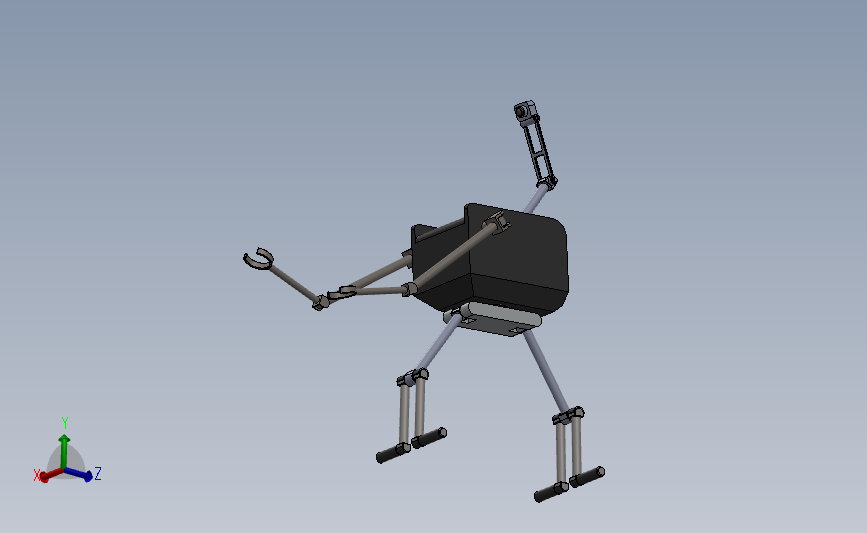 步行机器人原型