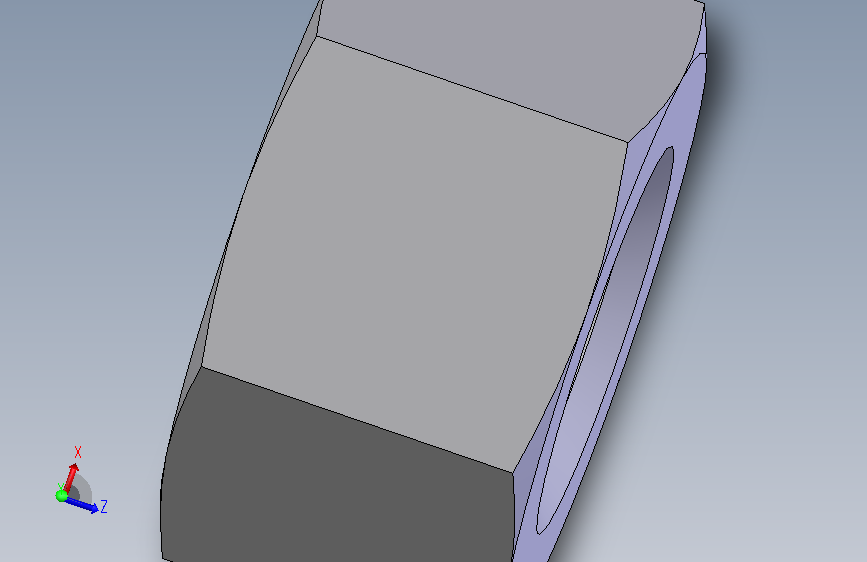 粗牙I型六角螺母 M20.SLDPRT