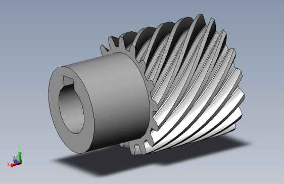 ISO - LH Helical gear 1M 16T 45HA 20PA 20FW ---16A75H50L10.0S1.sldprt