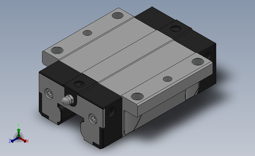 FNS-法兰型 标准长 标准高型钢制标准滚珠滑块[FNS-20 R205A 814 20]