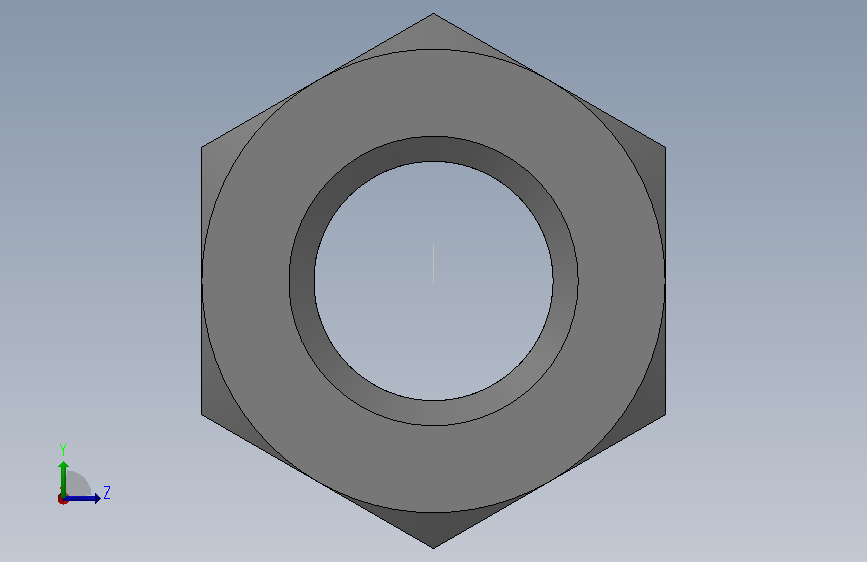 MDJ_16x30___Nut_Rod.sldprt 左侧视图