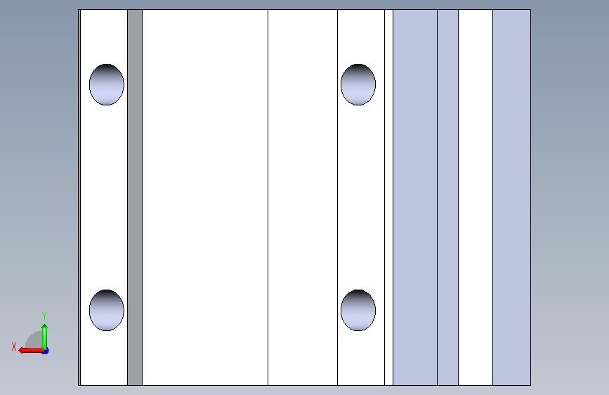 A0010197-LMU8UU线性轴承 pillow block housing 用于 8mm 导杆 背面视图
