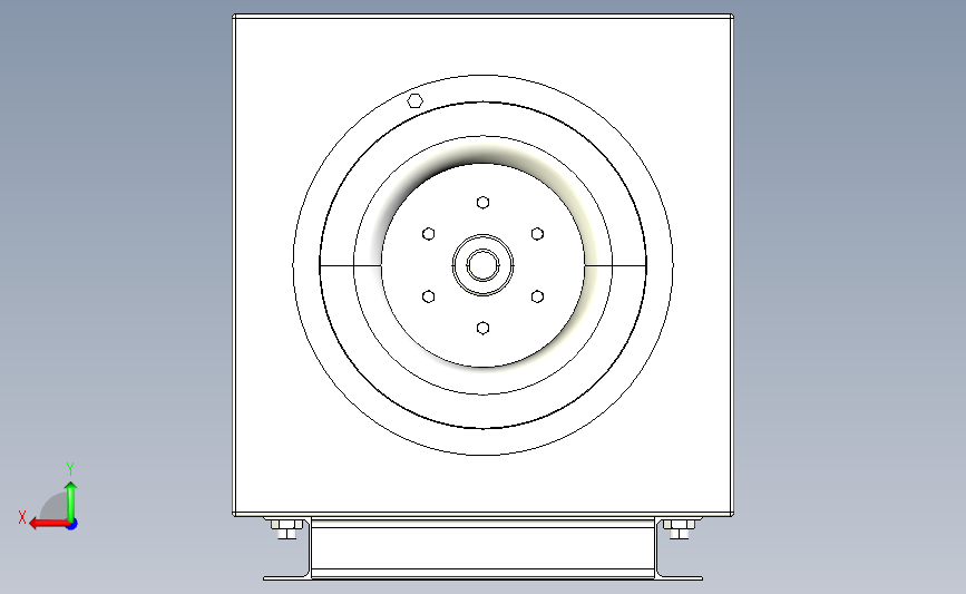 SYWA系列离心风机[SYPA280]_STEP_模型图纸下载 – 懒石网