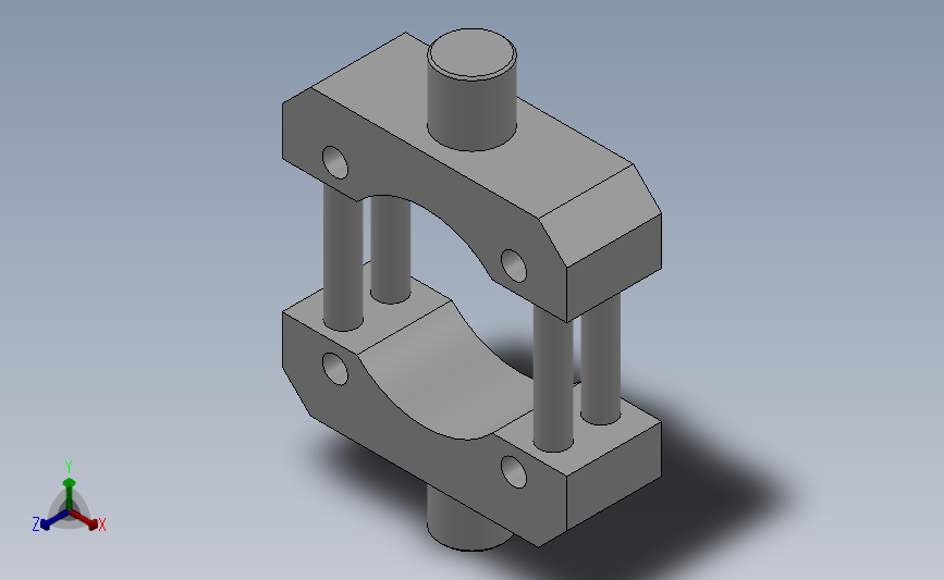 标准型FY-SI系列气缸安装附件中间耳轴支架TC[FY-SI63TC]