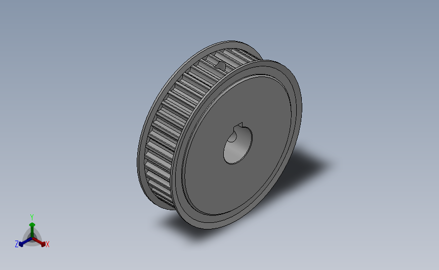 标准型凹顶抛物线型齿同步带轮P5M型[SP5MHK-44-15-dk16-A]