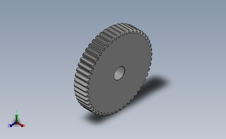 标准型模数3直齿轮压力角20°[GSGHC-3-50-30-dc25-A]