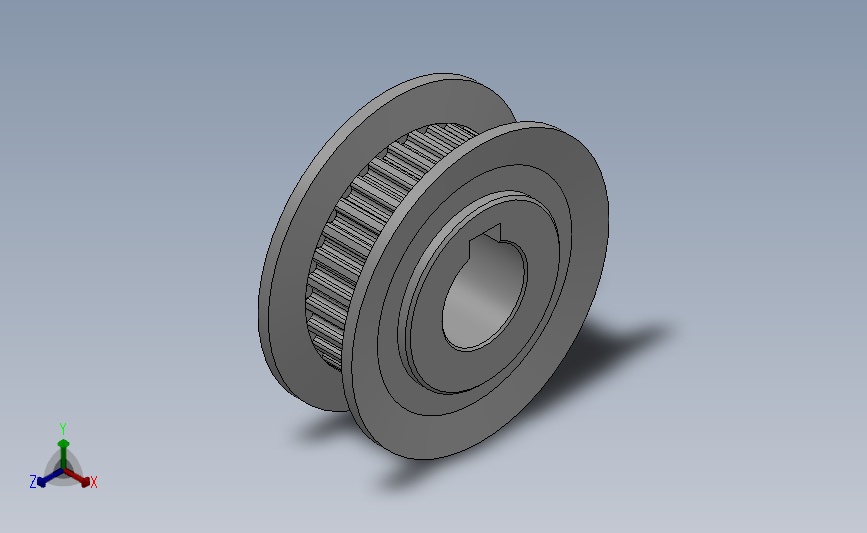 标准型梯形齿同步带轮MXL型[SMXLHK-30-019-dk8-A]