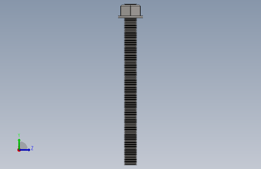 A2005664-M12 x 150 化学锚 左侧视图