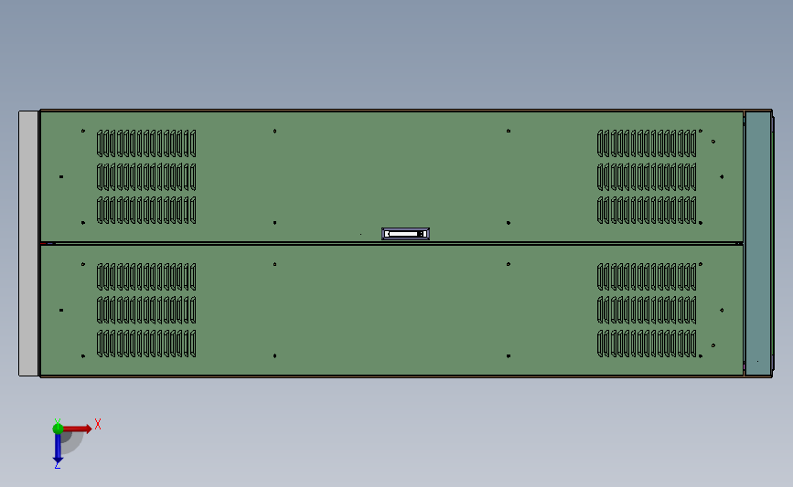 仿威图机柜（2260X800X600)_SOLIDWORKS 2012_模型图纸下载 – 懒石网