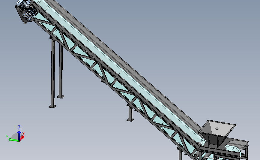 化工用倾斜输送机