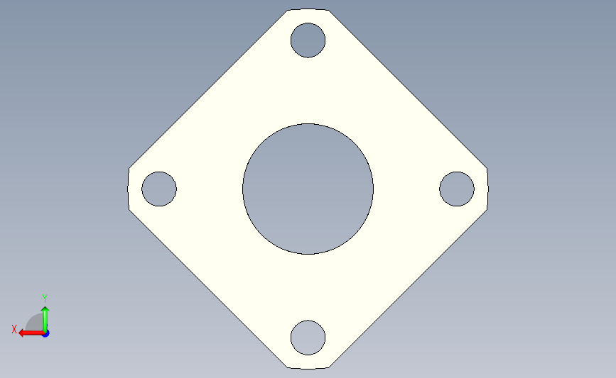 开口型标准型法兰式导向轴支座[SPK-25-C]_STEP_模型图纸下载 – 懒石网