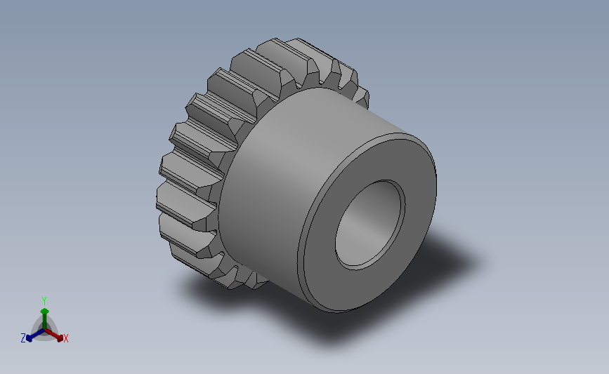 凸缘型模数0.5直齿轮压力角20°[GSADC-0.5-20-3-dc4-A]