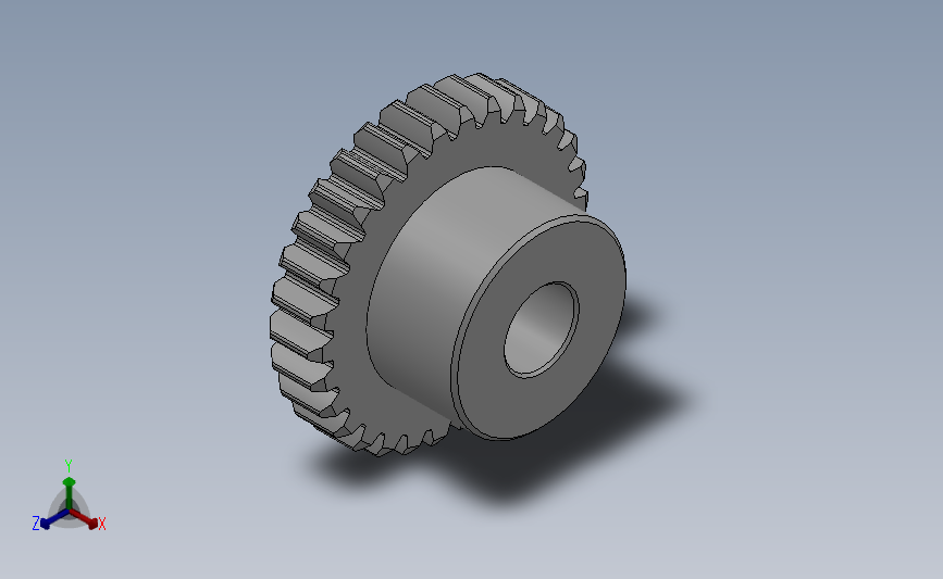 凸缘型模数0.5直齿轮压力角20°[GSADC-0.5-30-3-dc4-A]