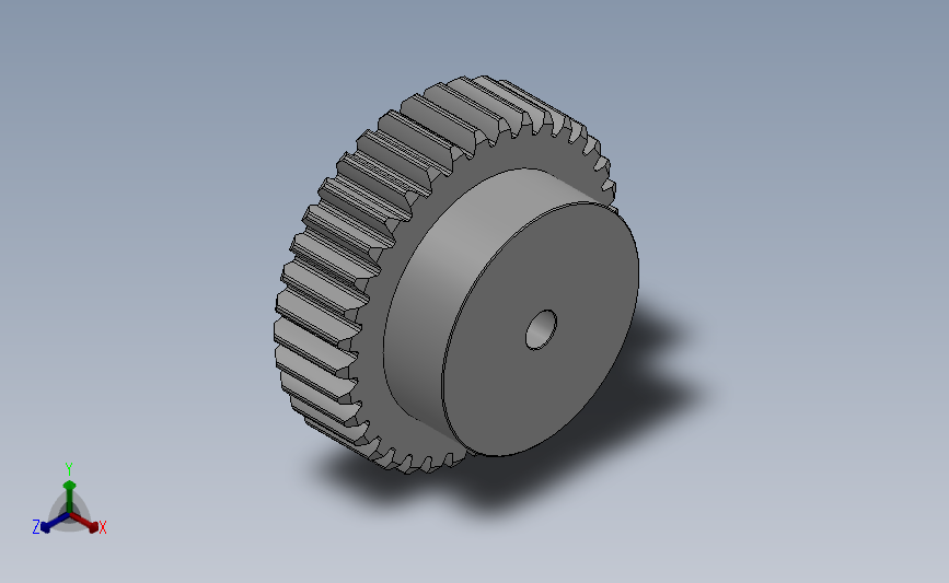 凸缘型模数1.5直齿轮压力角20°[GSDDC-1.5-36-15-dc6-A]