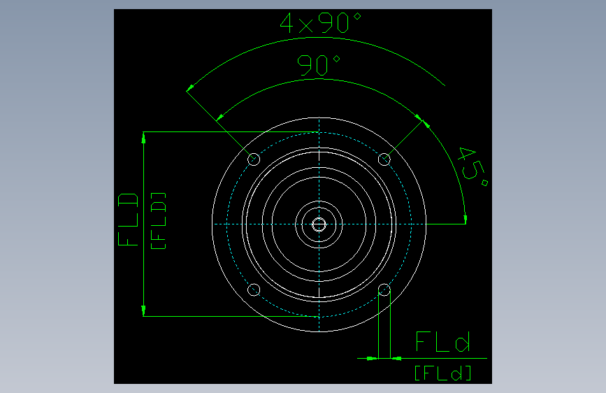 flansch.dxf 主视图
