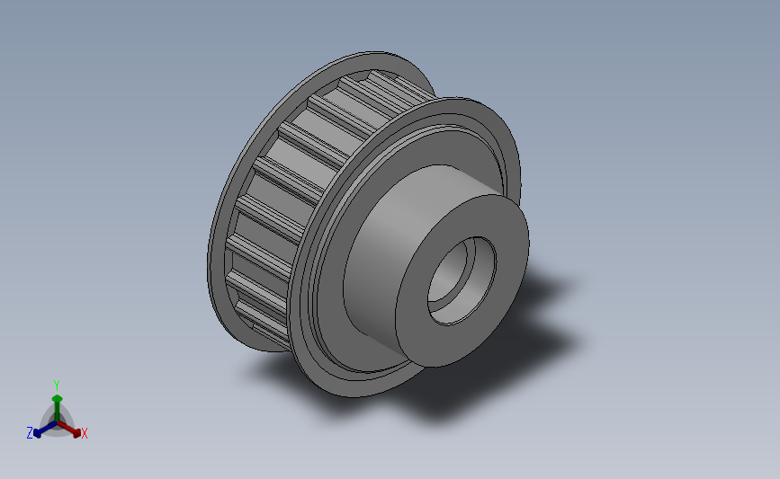 小凸缘型梯形齿同步带轮AT10型[SAT10DB-20-20-da15-ds20-S6-B]