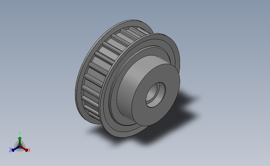 小凸缘型梯形齿同步带轮AT10型[SAT10DB-24-20-da15-ds20-S6-B]