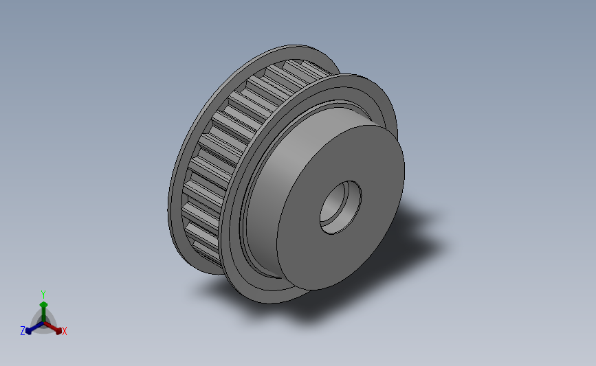 小凸缘型梯形齿同步带轮T10型[ST10DB-25-20-da16-ds20-S6-A]