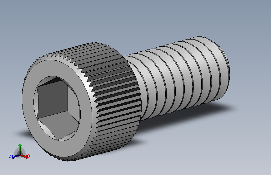 92196A192_18-8 Stainless Steel Socket Head Screw.SLDPRT_92196A192_18-8 不锈钢沉头螺钉