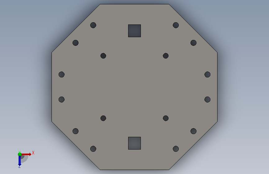 body base plate_A.SLDPRT 俯视图