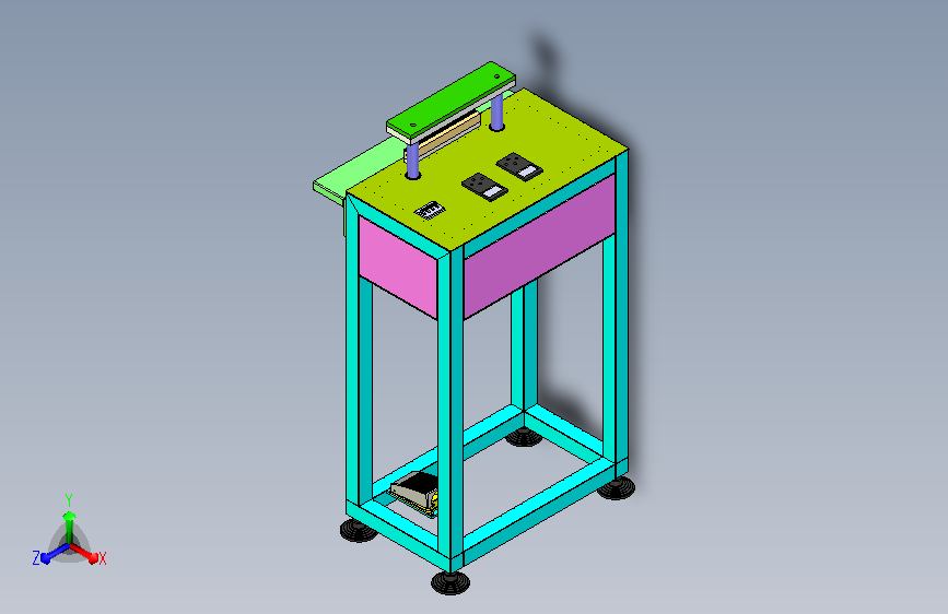 脚踏封口机3D