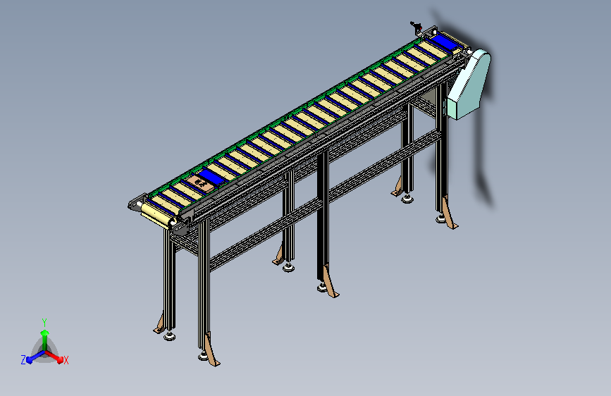 皮带输送线3D